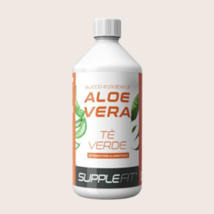 Jus et Pulpe d'Aloe Vera avec Infusion de Thé Vert - Complément Alimentaire - Supple Fit